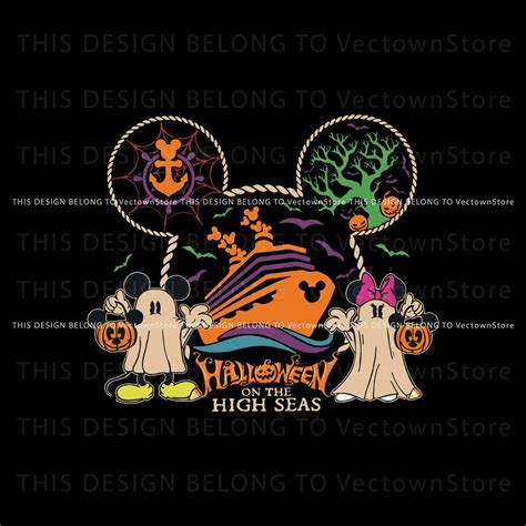 Disney Cruise Halloween SVG Halloween On The High Seas SVG