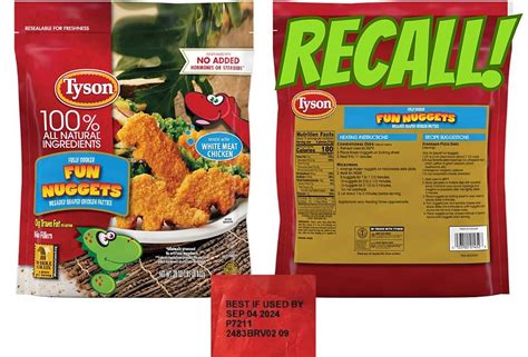 Tyson Chicken Nuggets Recall Due To Metal Pieces