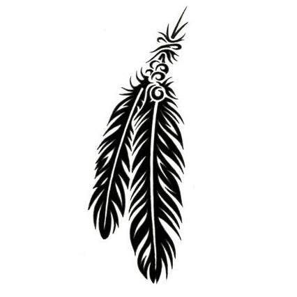 Native American Feather Tattoo