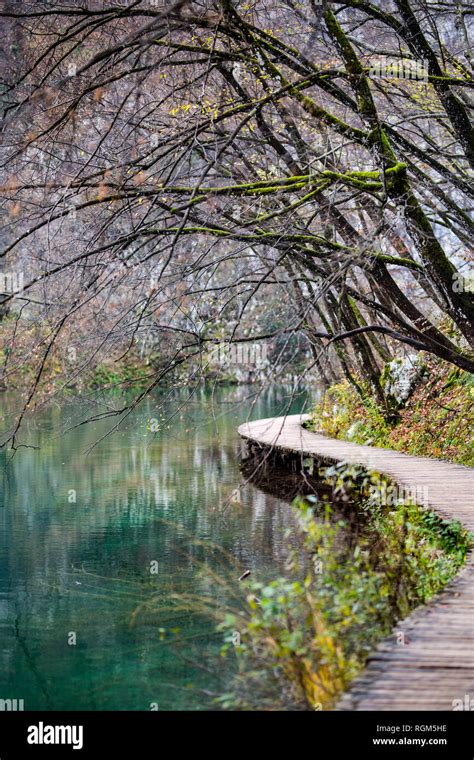 Plitvice Natural Park - Waterfall - Unesco Site Stock Photo - Alamy