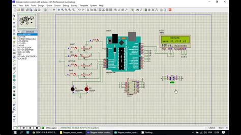 Simulation Stepper motor control with arduino "isis Proteus" - YouTube