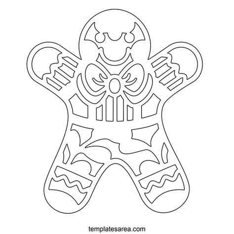 Gingerbread Man Template: Get Your Free Printable Outline