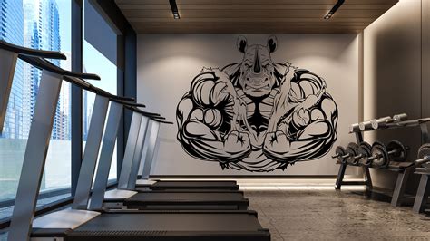 Gym Wall Decal Gym Wall Decor Sport Motivation Workout Wall Art Fitness Motivation Wall Decal ...