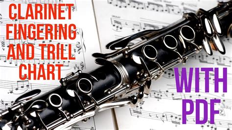 Clarinet Fingering Chart | Trill Chart | With PDF - YouTube