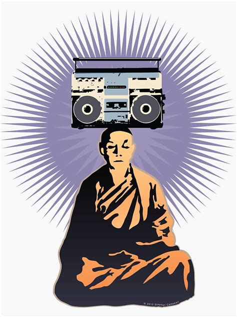 "Boom Samsara (Boom Dukkha Boom!)" Sticker for Sale by alexiares | Redbubble