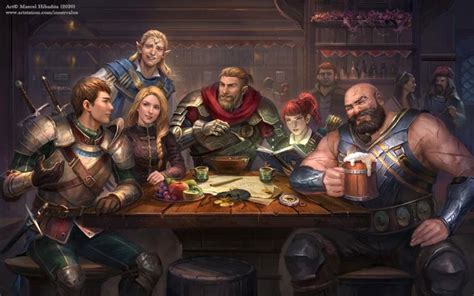 Commission: DnD Group by Innervalue on DeviantArt in 2022 | Dungeons and dragons heroes ...