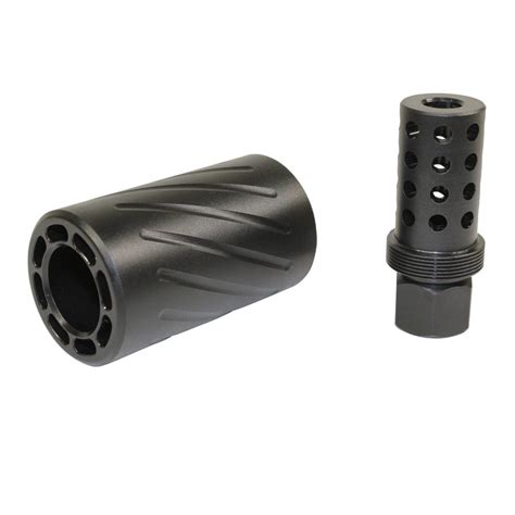 AR 300 Blackout Muzzle Comp With Qd Blast Shield » Guntec USA