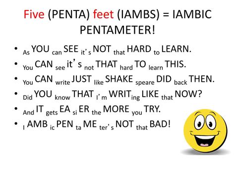 PPT - IAMBIC PENTAMETER PowerPoint Presentation, free download - ID:7085451