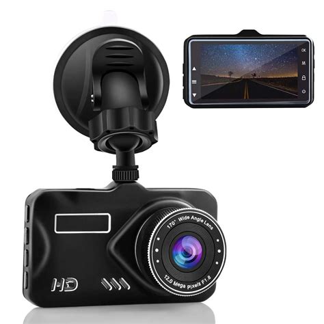 4k Dash Cam Full Hd 1080p,170 Degree Wide Angle Dashboard Camera Car ...