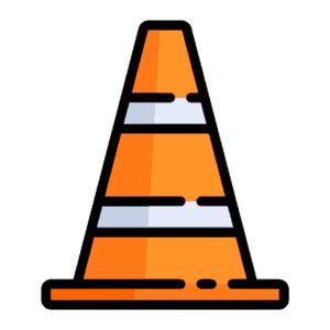 How To Draw A Traffic Cone In (4) Easy Steps For Kids