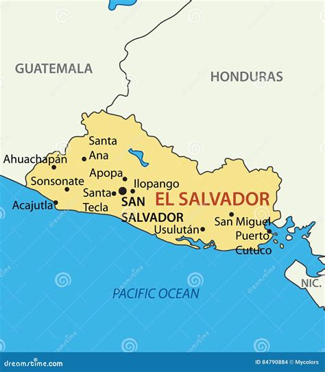 El Salvador Mapa