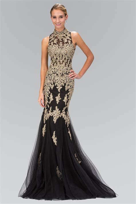 black and gold prom dress...BEAUTIFULLL | Mermaid prom dresses lace ...