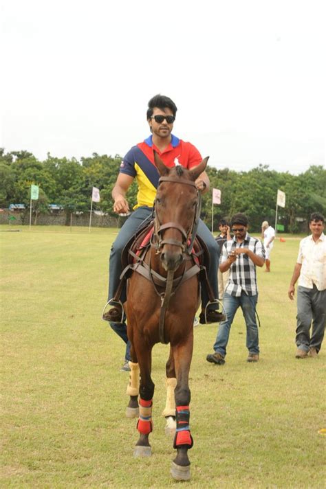 AlwaysRamCharan: Ram Charan Horse Riding Pics