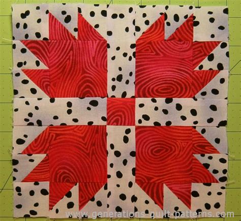 Classic Bears Paw Quilt Block: Instructions in 3 Sizes