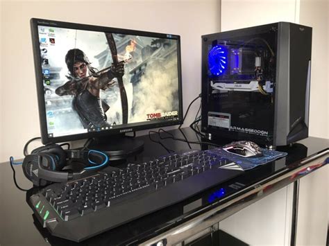 Ryzen 5 gaming PC with 16gb DDR4, 6gb GTX 1060, 480gb SSD, 22” Lcd etc ...