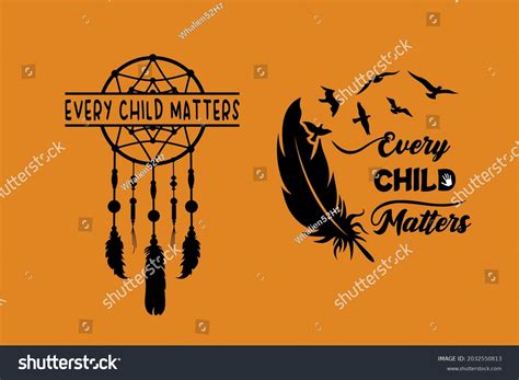 Every Child Matters Design Poster Lettering Stock Vector (Royalty Free ...