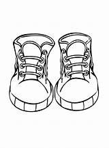 Shoe coloring Sheet  Free Printable Coloring Pages sketch template