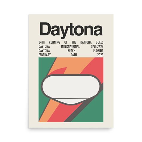 2023 Daytona Twin 150s Print – Modern Racing Prints