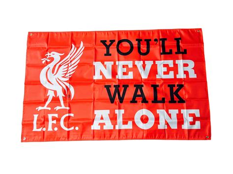 Liverpool FC You'll Never Walk Alone 5x3 Ft Flag - Etsy UK