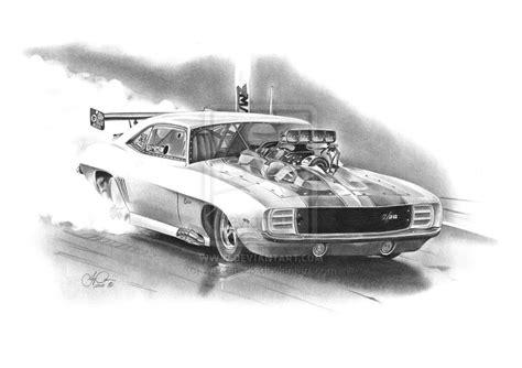 Camaro Dragster by SIMPSONARTISTRY on deviantART | Camaro, Cool car ...