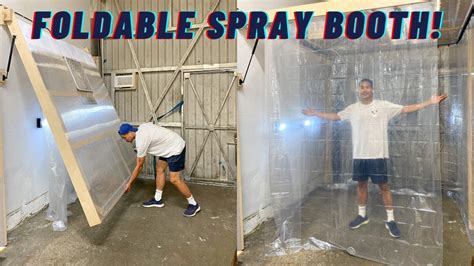 FOLDABLE SPRAY AND SANDING BOOTH! - YouTube