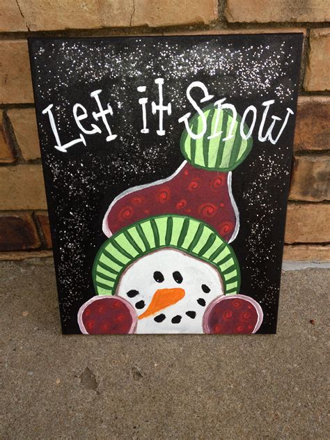 Pin by Hailey Garrison on Crafts | Christmas paintings, Christmas canvas, Diy christmas canvas