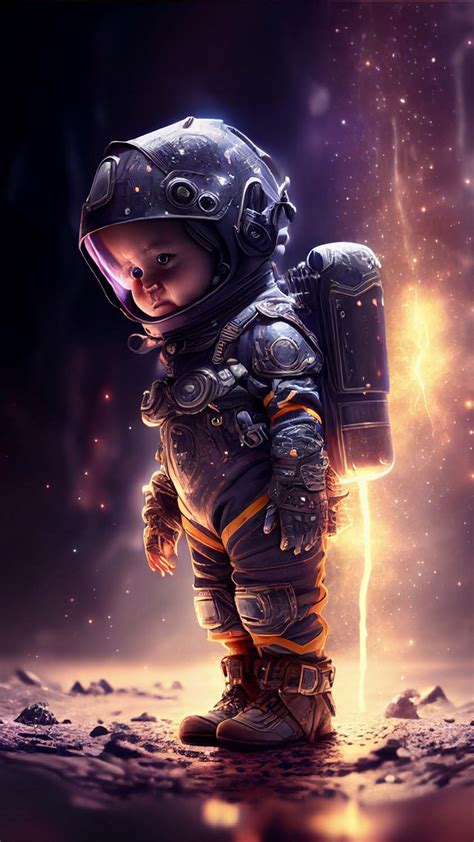 Baby Astronaut iPhone Wallpaper HD - iPhone Wallpapers