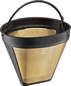 Amazon.com: Cilio 4017166116007 Coffee Filter Size 4 Gold, one: Home ...