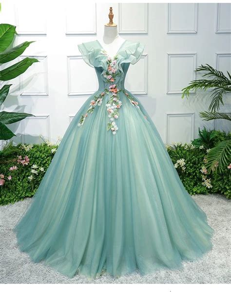 Look what I found on AliExpress | Green evening dress, Ball gowns prom, Ball gowns