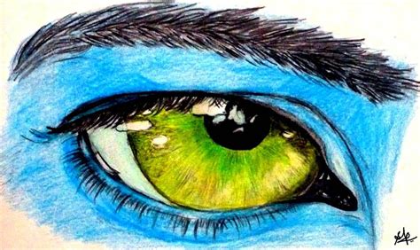 avatar-EYE Drawing by Shalaka Prasad - Fine Art America