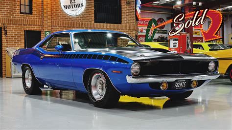 SOLD! 1970 PLYMOUTH CUDA AAR 340 SIX-PACK - SEVEN82MOTORS