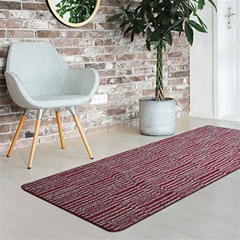 iCustomRug Fashion Loop Area Rug Runner Kitchen Entry Living Bedroon Hallway Washable Anti-Skid ...