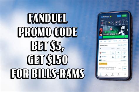 FanDuel promo code offer brings bet $5, get $150 for Bills-Rams tonight ...