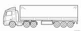 Gooseneck Trailer Coloring Pages sketch template