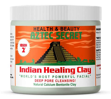 Aztec Secret - Indian Healing Clay - 1 lb. Deep Pore Cleansing Facial & Body Mask The Original ...