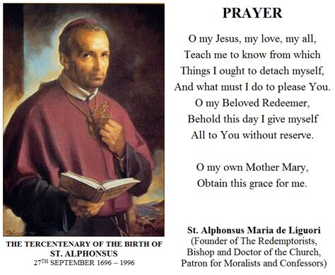 st. alphonsus liguori quote - | Holy Heroes Saints | Pinterest | Saints and Daily prayer