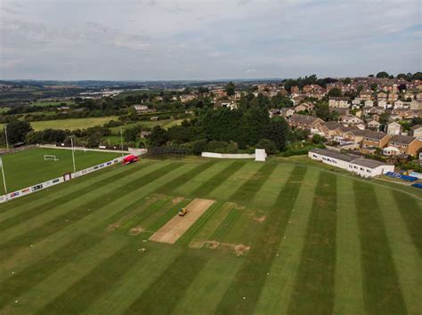 What do Bradford Cricket League grounds look like from the air?