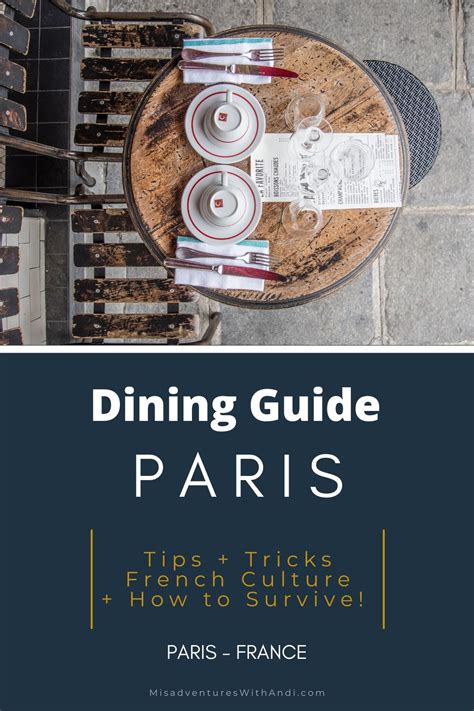 Dining Etiquette in France – How to Survive a Restaurant in Paris ...