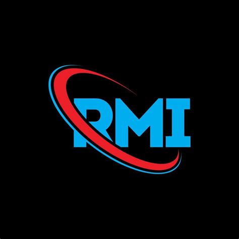 RMI logo. RMI letter. RMI letter logo design. Initials RMI logo linked with circle and uppercase ...