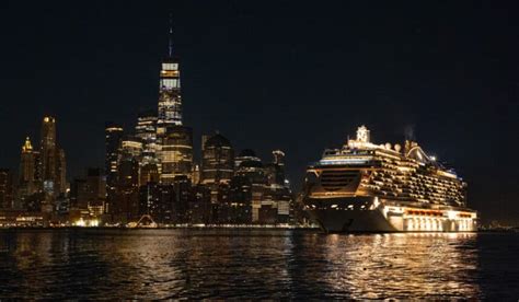 New MSC Cruise Ship Arrives in Manhattan, New York