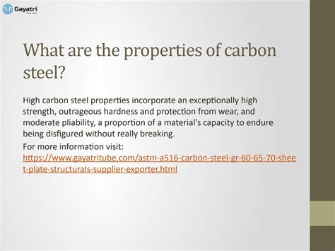 What are the properties of carbon steel? by cherryantony123 - Issuu