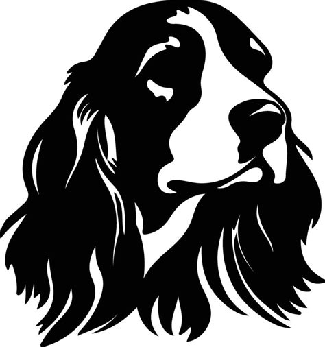 American Cocker Spaniel silhouette 38099531 Vector Art at Vecteezy