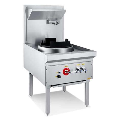 Single Burner Gas Range with Wok Burner Commercial Gas Range