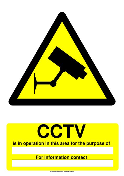 CCTV Signs | Poster Template