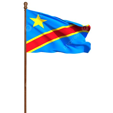 DR Congo flag design national independence day banner element transparent background png ...