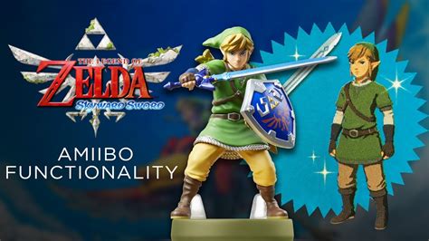 The Legend Of Zelda Skyward Sword Link Amiibo Super Smash Bro Collection Switch ...