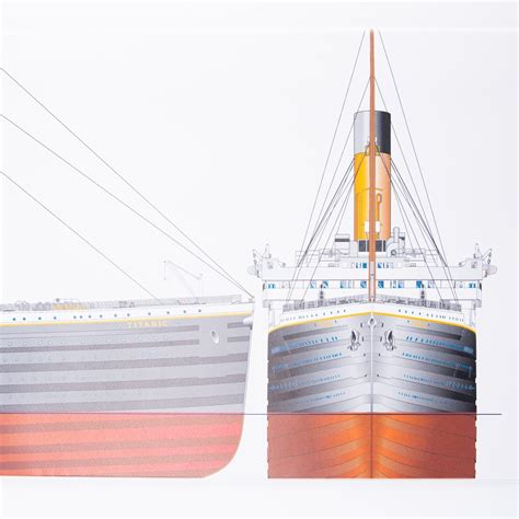 RMS Titanic ship model plans and instructions by Amati