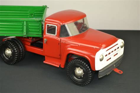 Vintage Large Semi Trailer Truck Toy, USSR, 1990s | Retro Station