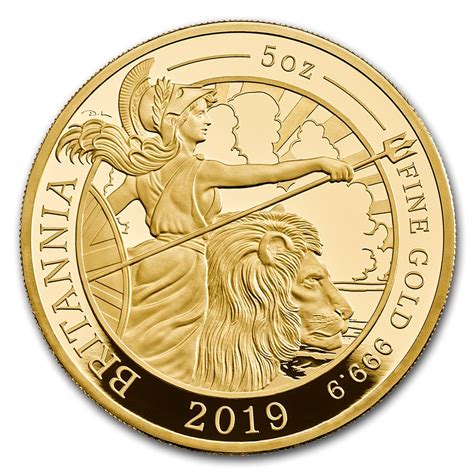 Buy 2019 Great Britain 5 oz Proof Gold Britannia | APMEX