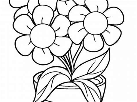 Free & Easy To Print Flower Coloring Pages - Tulamama